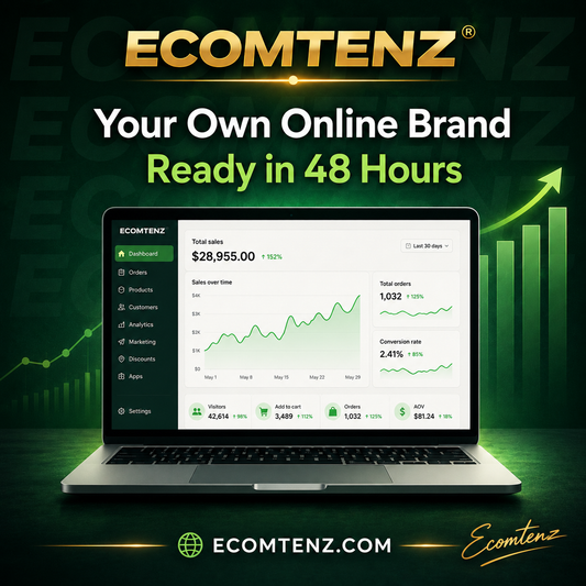 Ecomtenz – Done-For-You Online Store in 48 Hours
